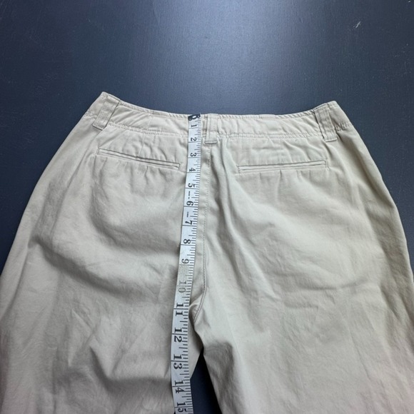 Eddie Bauer Pants Women's Size 8 Petite Khaki Stretch Straight Leg Chino Casual - Picture 8 of 12